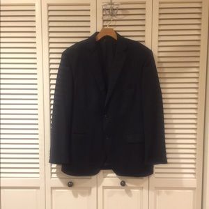 Calvin Klein Black Pinstripe Suit